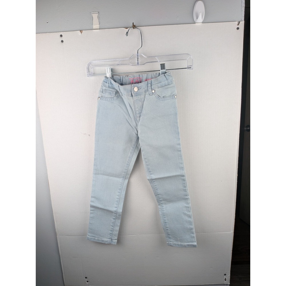 The Childrens Place Kids Light Wash Skinny Jeans Adjustable Waist 5T New‎